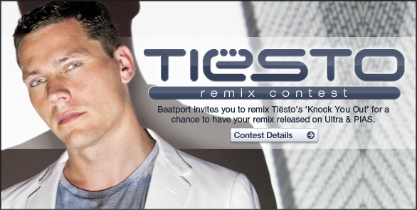 Tiesto DJ remix contest from Beatport, on the Knock You Out track from Kaleidoscope